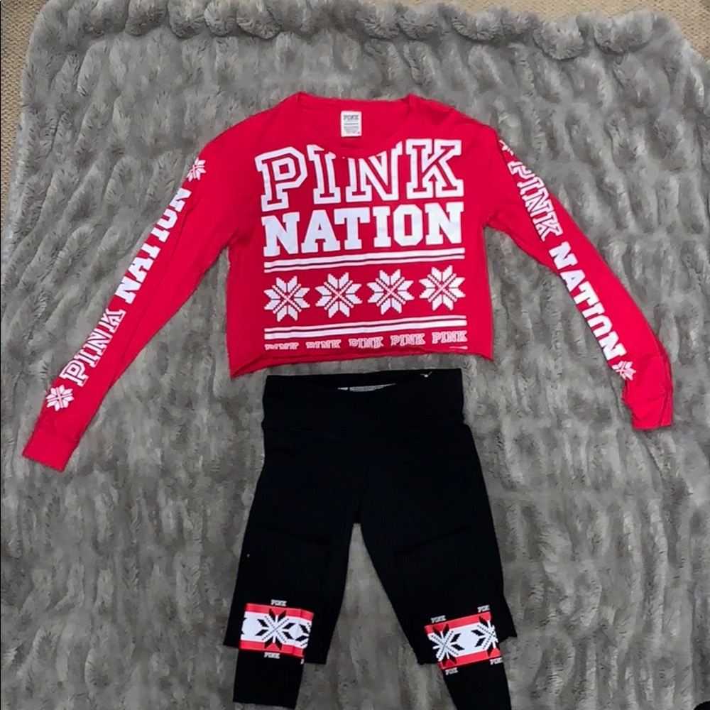 Crop top and leggings!